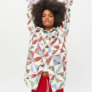 Urban Outfitters BDG Serena Patchwork Large Corduroy Shirt Jacket Shacket